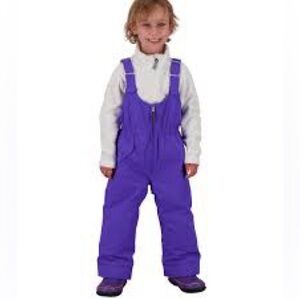 Obermeyer Royal Purple Blue Kids Snoverall Ski bibs Overalls EUC Snowboard  3T